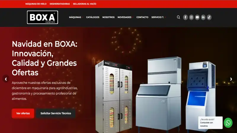 BOXA - Reestructuración Web